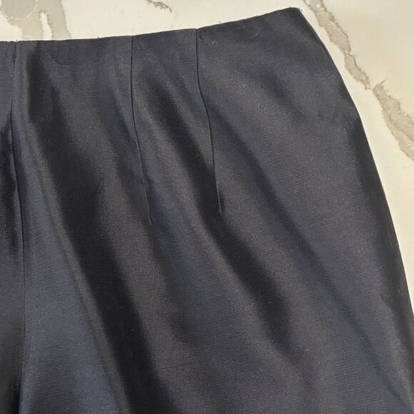 Talbots | Pure Silk Women’s Black Lined Dress Pants - Picture 10 of 14